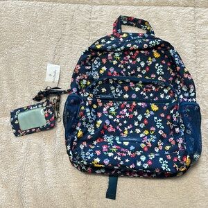 NWT Vera Bradley key chain with matching book bag